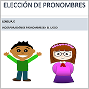 Elección de pronombres